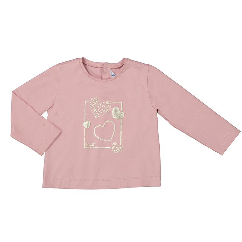 Blush Foil Heart Shirt