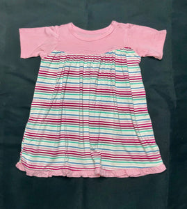 Make Believe Stripe Swing Dress