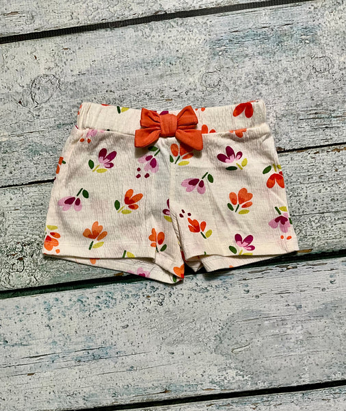 Gauzy Floral Shorts