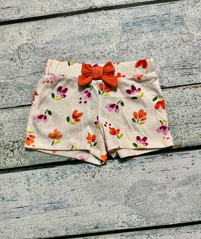 Gauzy Floral Shorts