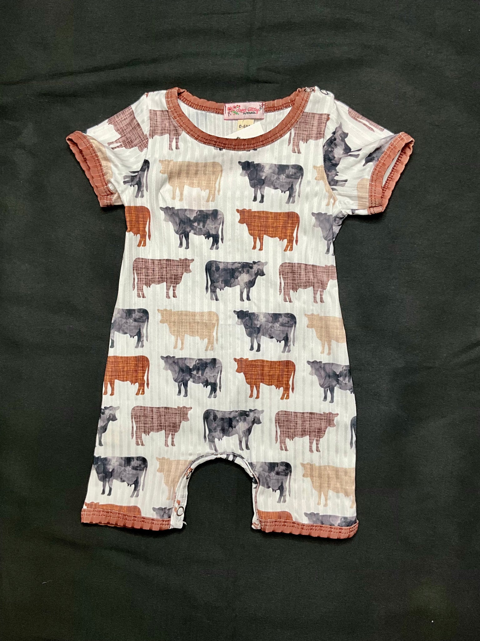 Brown Cow Summer Romper