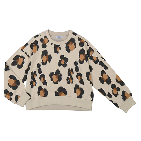 Leopard Tween Pullover