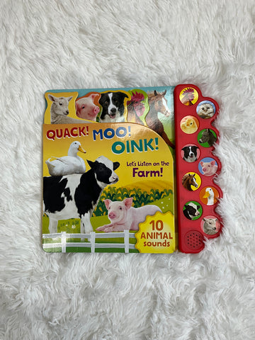 Quack Moo Oink Book