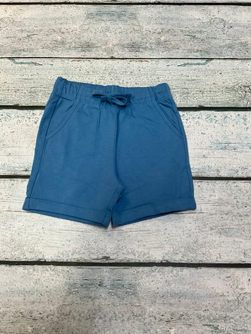 Blue Cuffed Short