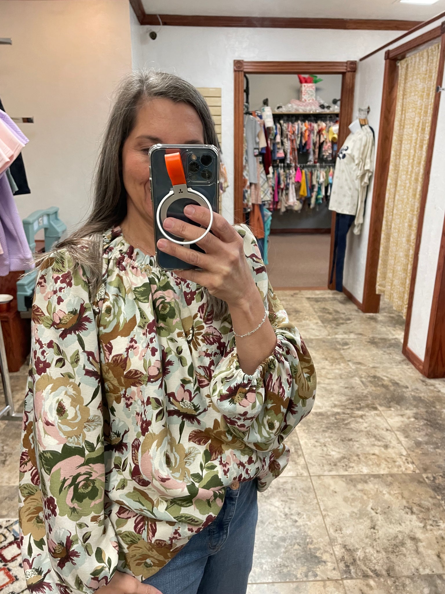 Elizabeth Floral Top