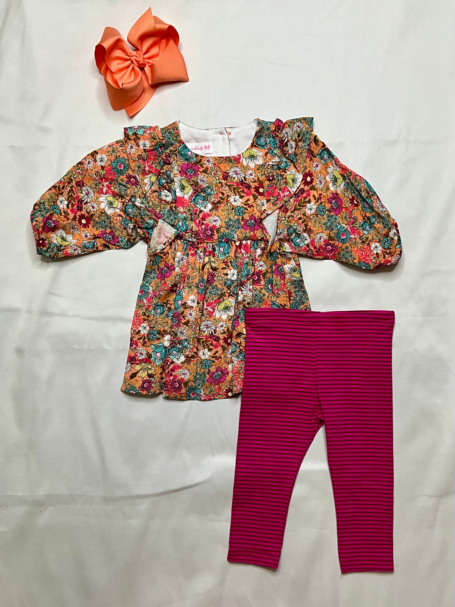 Fall Floral CHallis Pant Set