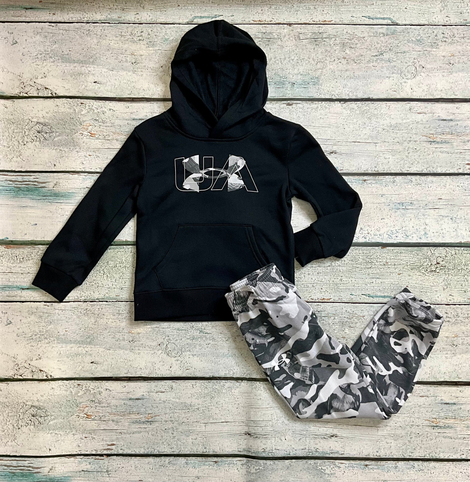 UA Rival Camo Hoodie Set