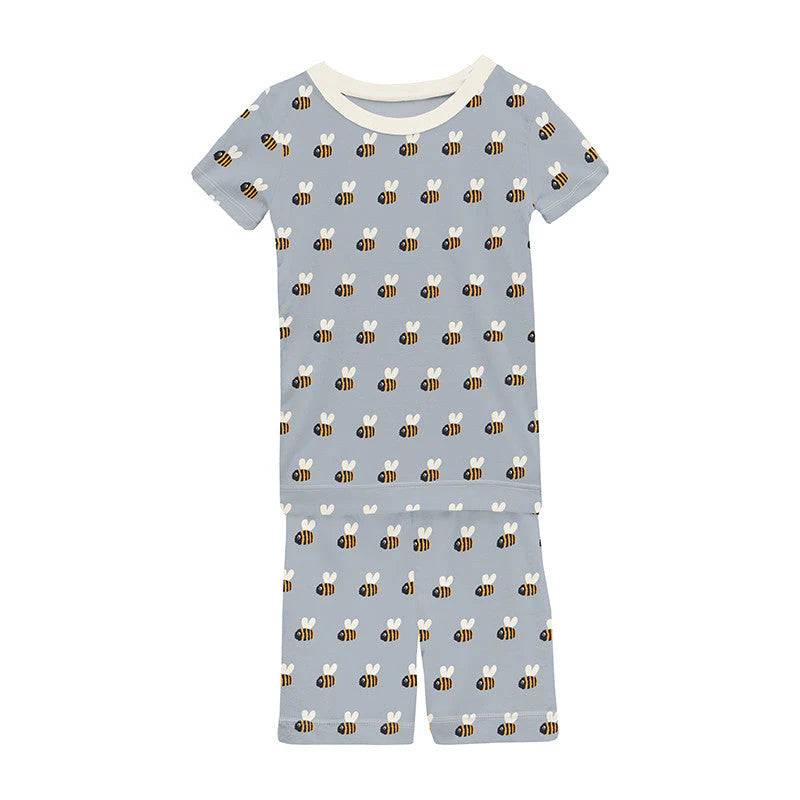 Pearl Blue Baby Bumblebee Pjs 3t