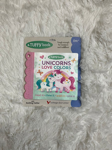 Unicorns Love Color Tuffy Book