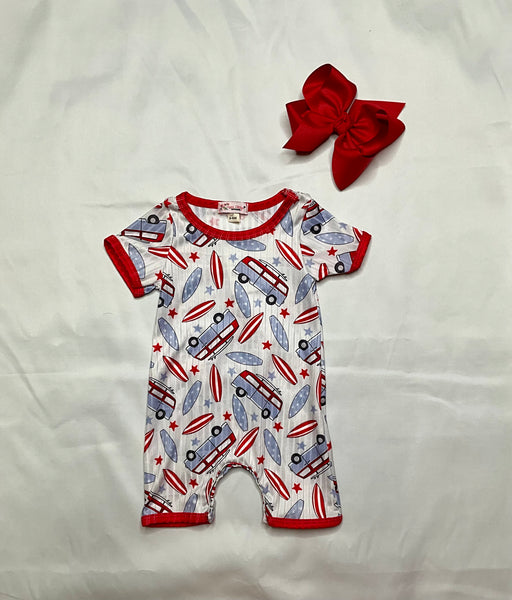 Surf USA Romper