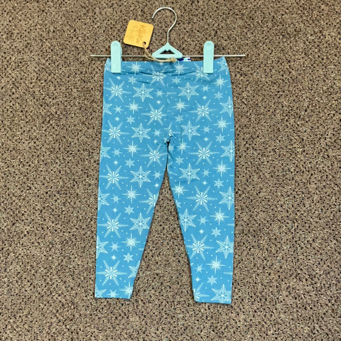 Parisian Blue Snowflake Leggings