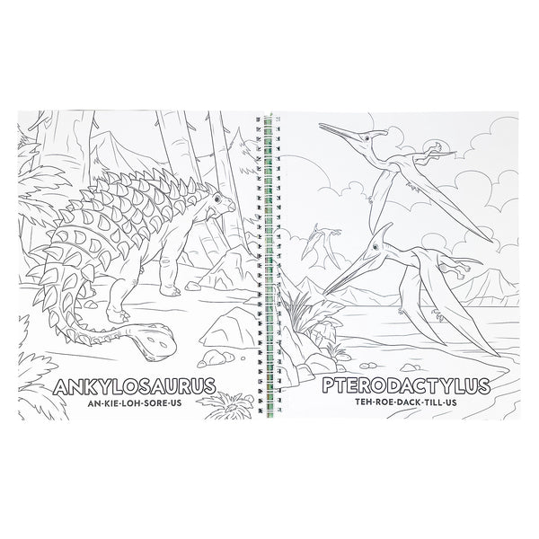 Dinosaur Sticker & Coloring book
