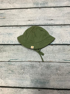 Olive Muslin Hat