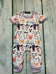 Farm Friends Romper