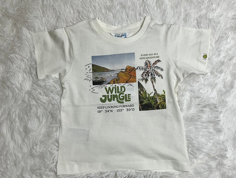 Ivory WIld Jungle Shirt