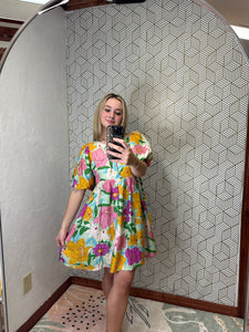 Bright Floral Dress