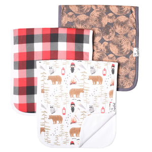 Lumberjack Burp Cloths