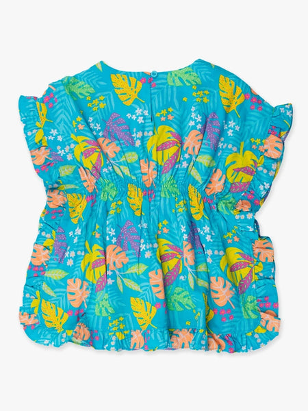 Neon Tiki Swim Cover up Back