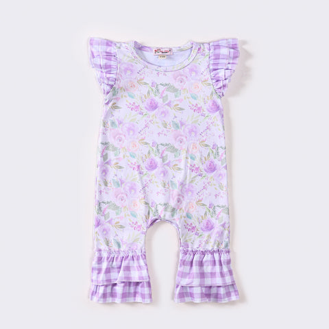 Wisteria Watercolor Romper