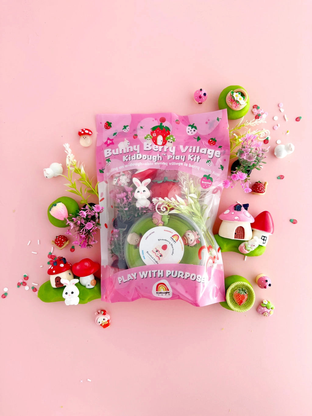 Bunny Berry Play Dough Kit