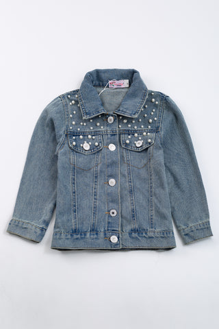 Denim and Pearl Jacket