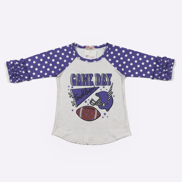 Navy Game Day Raglan