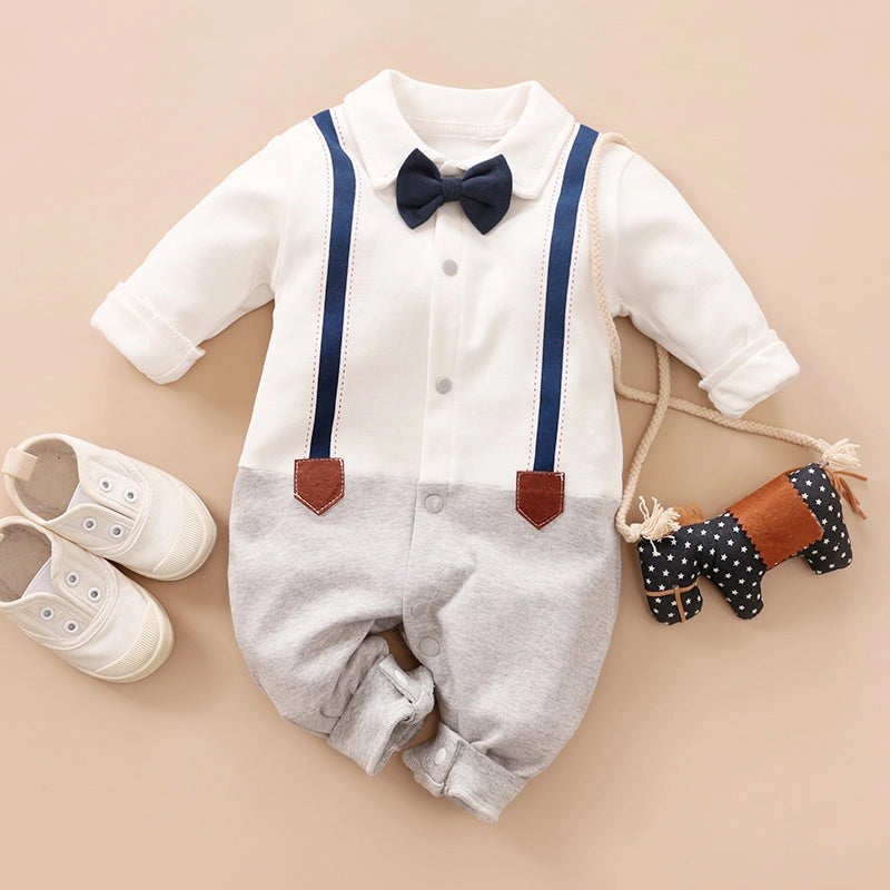 Infant Faux Suit Romper