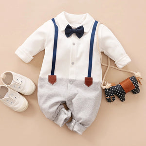 Infant Faux Suit Romper