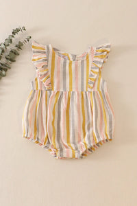 Multi Stripe Romper