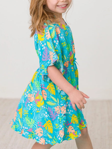 Neon Tiki Swim Cover up