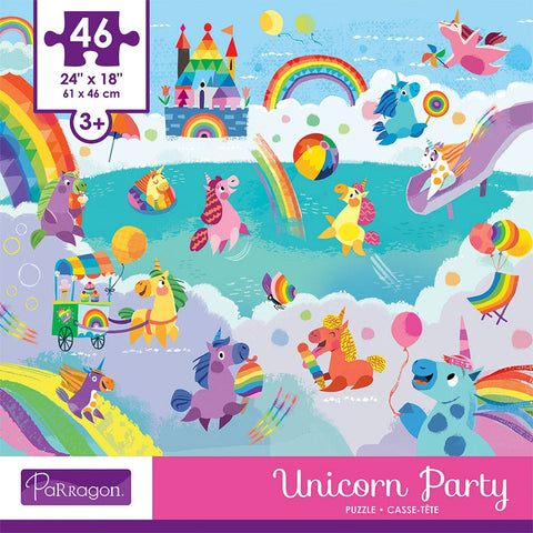 Unicorn Pool Party Puzzle