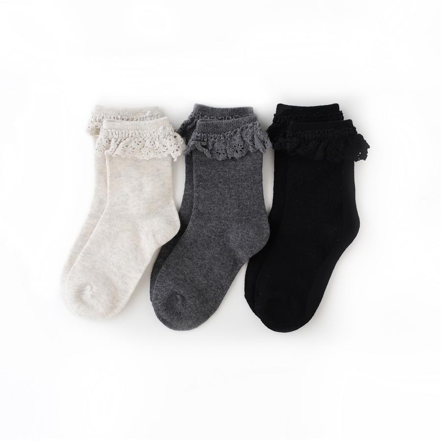 Basic Midi Lace Socks